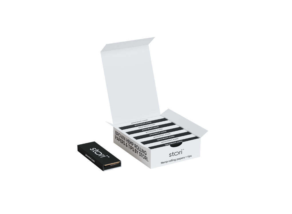 STORI HEMP ROLLING PAPERS AND TIPS